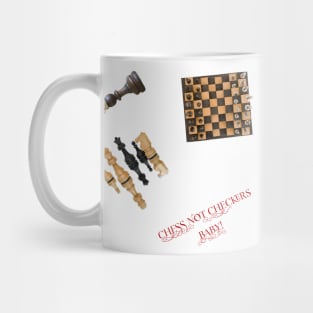 Chess sticker pack! Chess not checkers! Mug